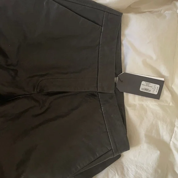 Rag and Bone Black Sarah lamb leather pants new with tags 4